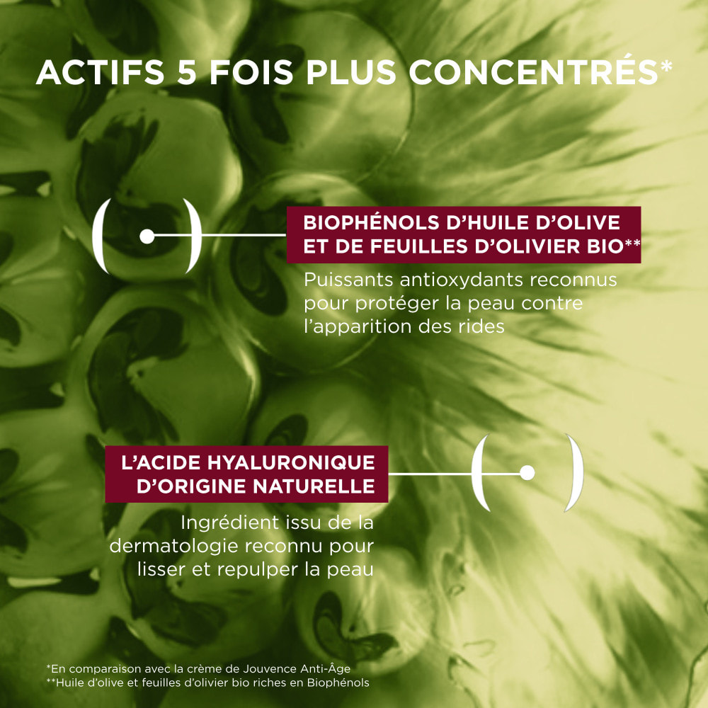 La Provençale Biophénol-Lift - Crème Correctrice Booster Fermeté Anti-Rides & Fermeté - Olive violette - Biophénols & Acide hyal