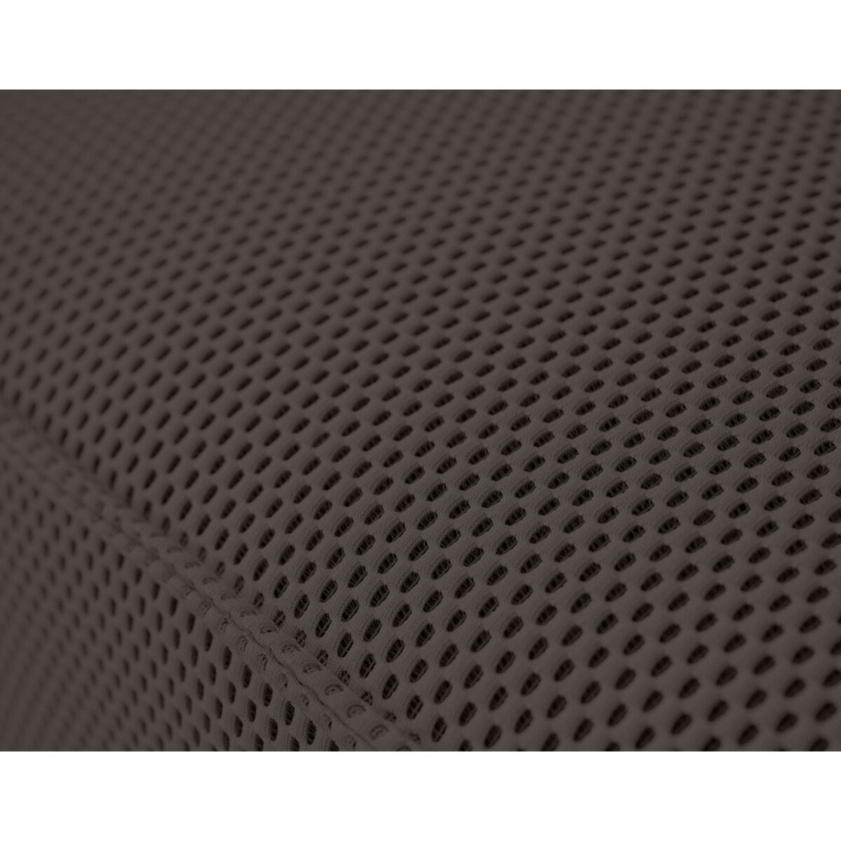 Arty - module d'assise gauche - en tissu mailles 3D - Gris foncé
