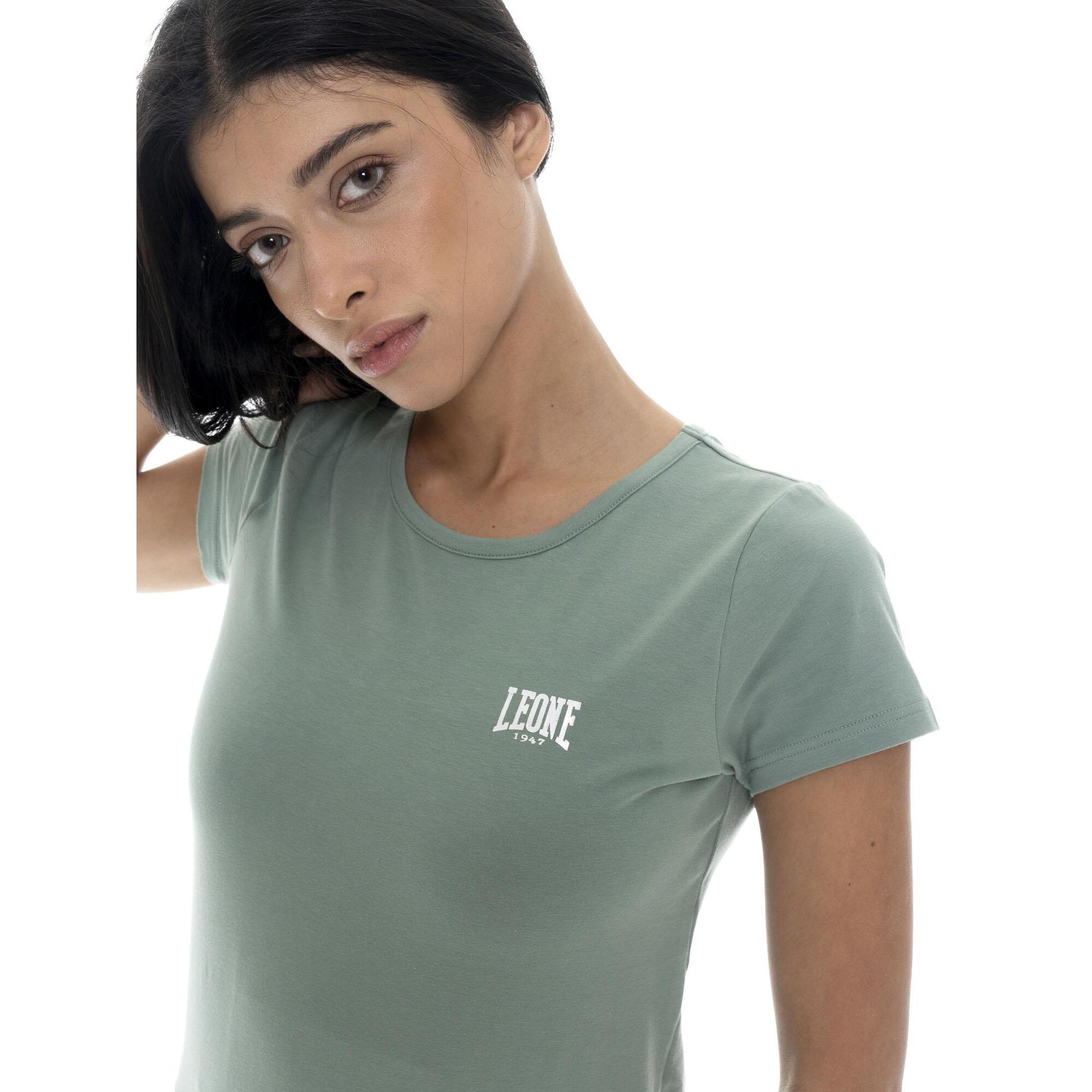 T-shirt da donna con logo lato cuore Leone Basic