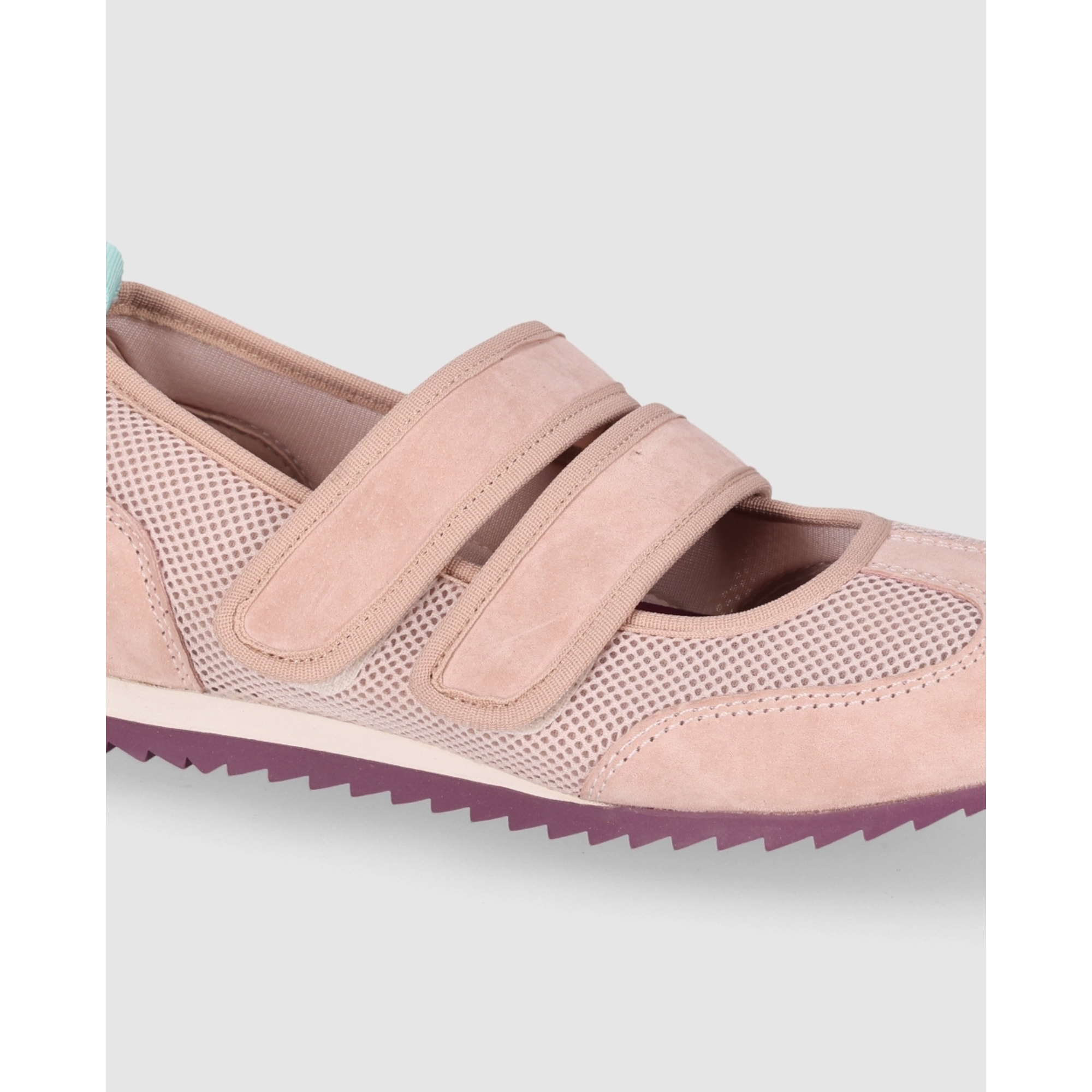 Zapatos de Tejido - Rosa - Tacón: 1 cm