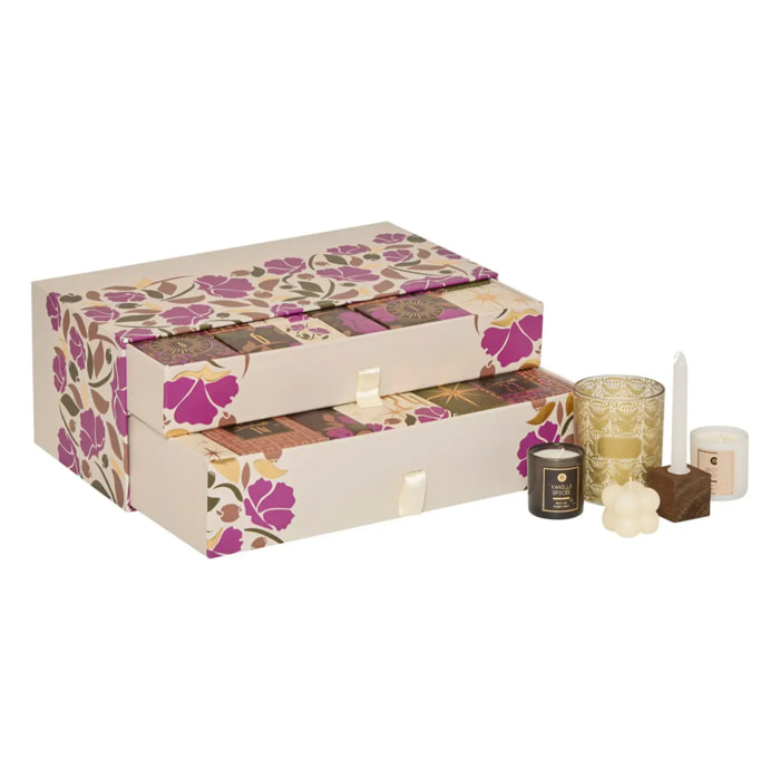 Calendrier de l'avent coffret bougies BELLI
