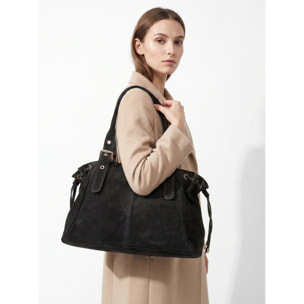 Borsa a mano da donna Made in Italy - Modello Celeste Plus - 100% pelle - 20.0 x 28.5 x 41.0 cm