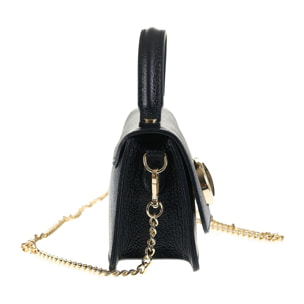 Borsa a mano da donna Made in Italy - Modello Aurélia Nova - 100% pelle - 19.5 x 10.0 x 7.0 cm