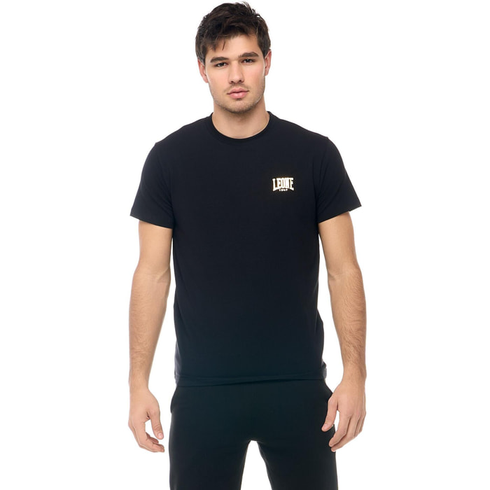T-shirt a maniche corte in cotone Leone New Gold