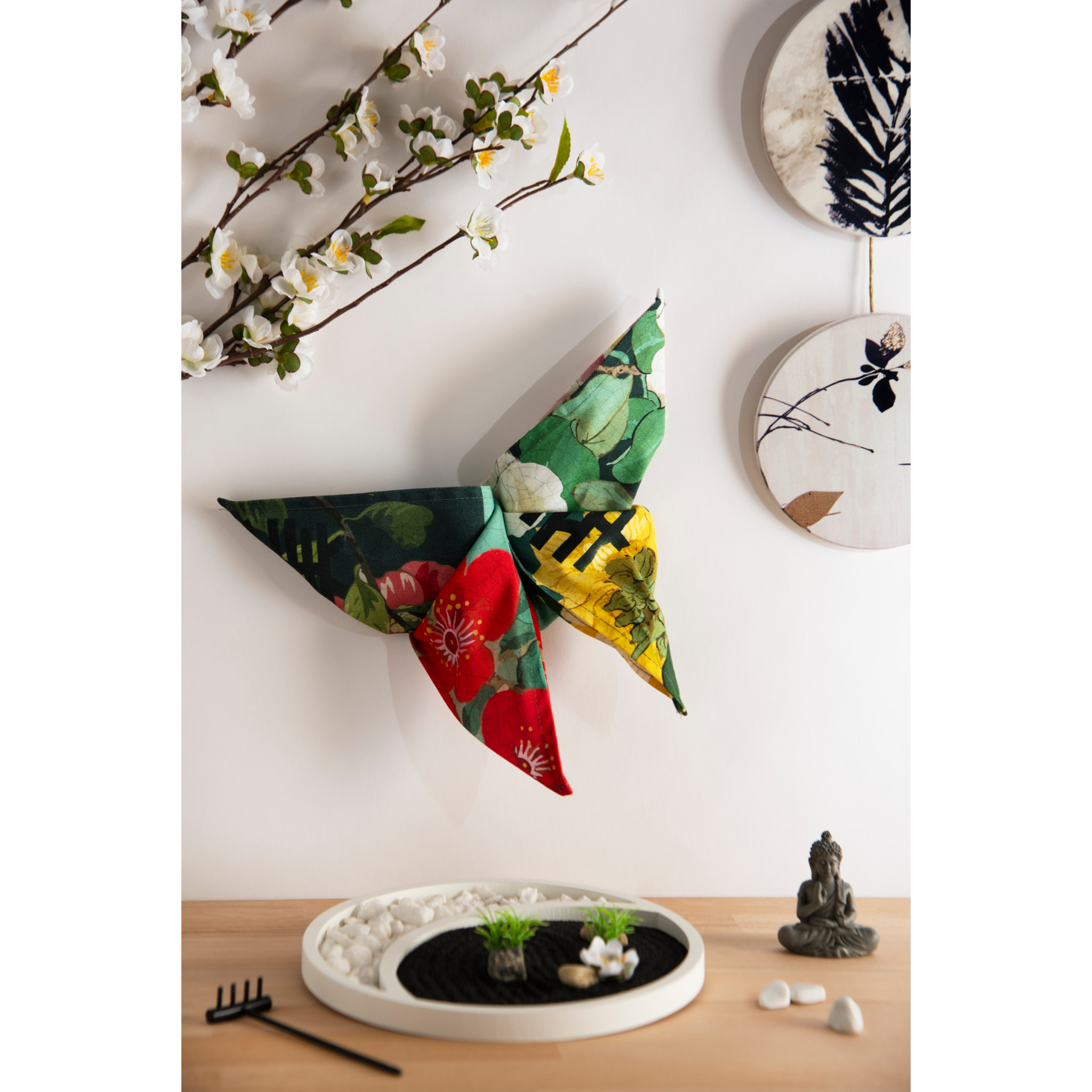 Set de 6 Serviettes 40×40 Excelsa – Furisode, Coton Multicolore