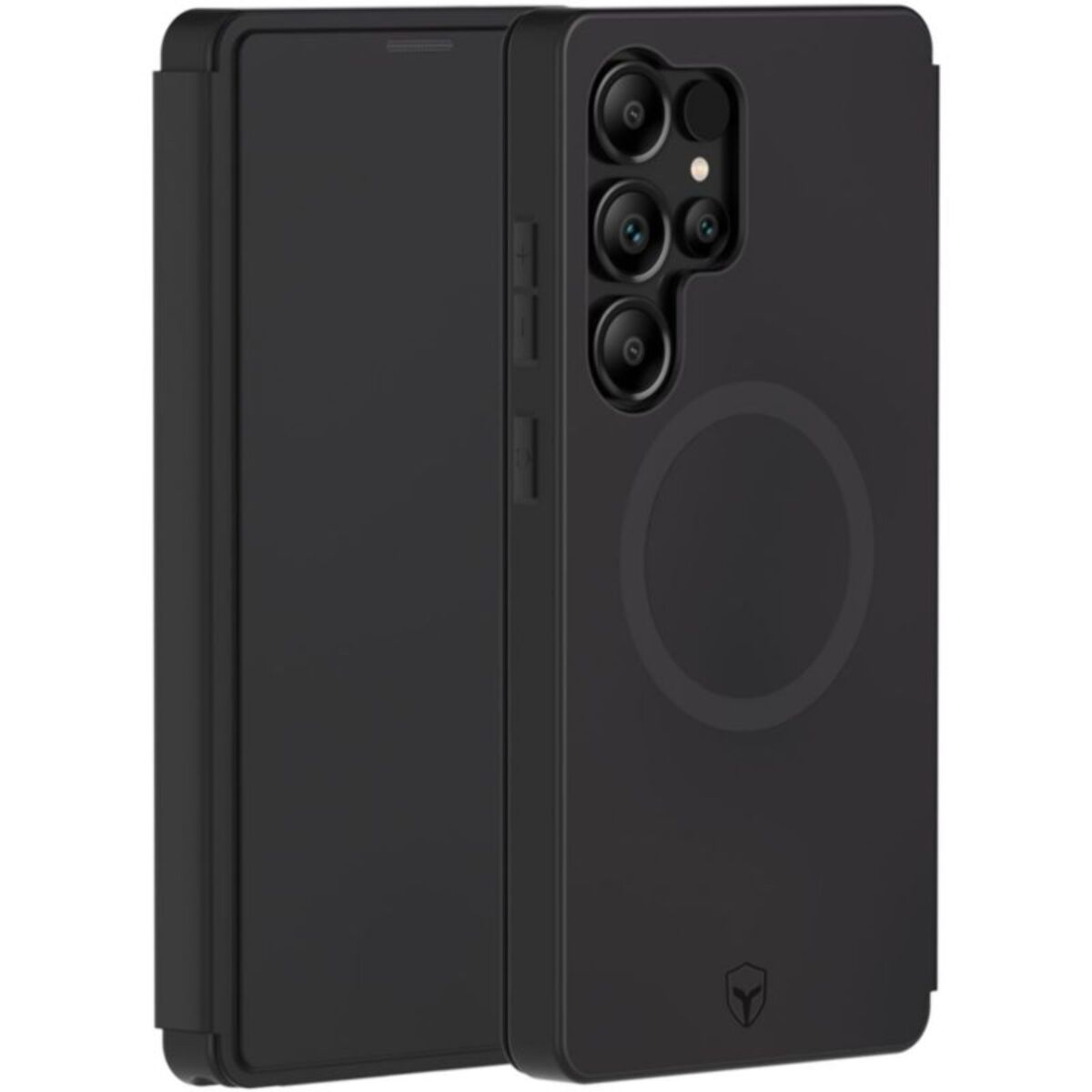 Coque étui FORCE CASE Samsung S25 Ultra  Magnet Noir