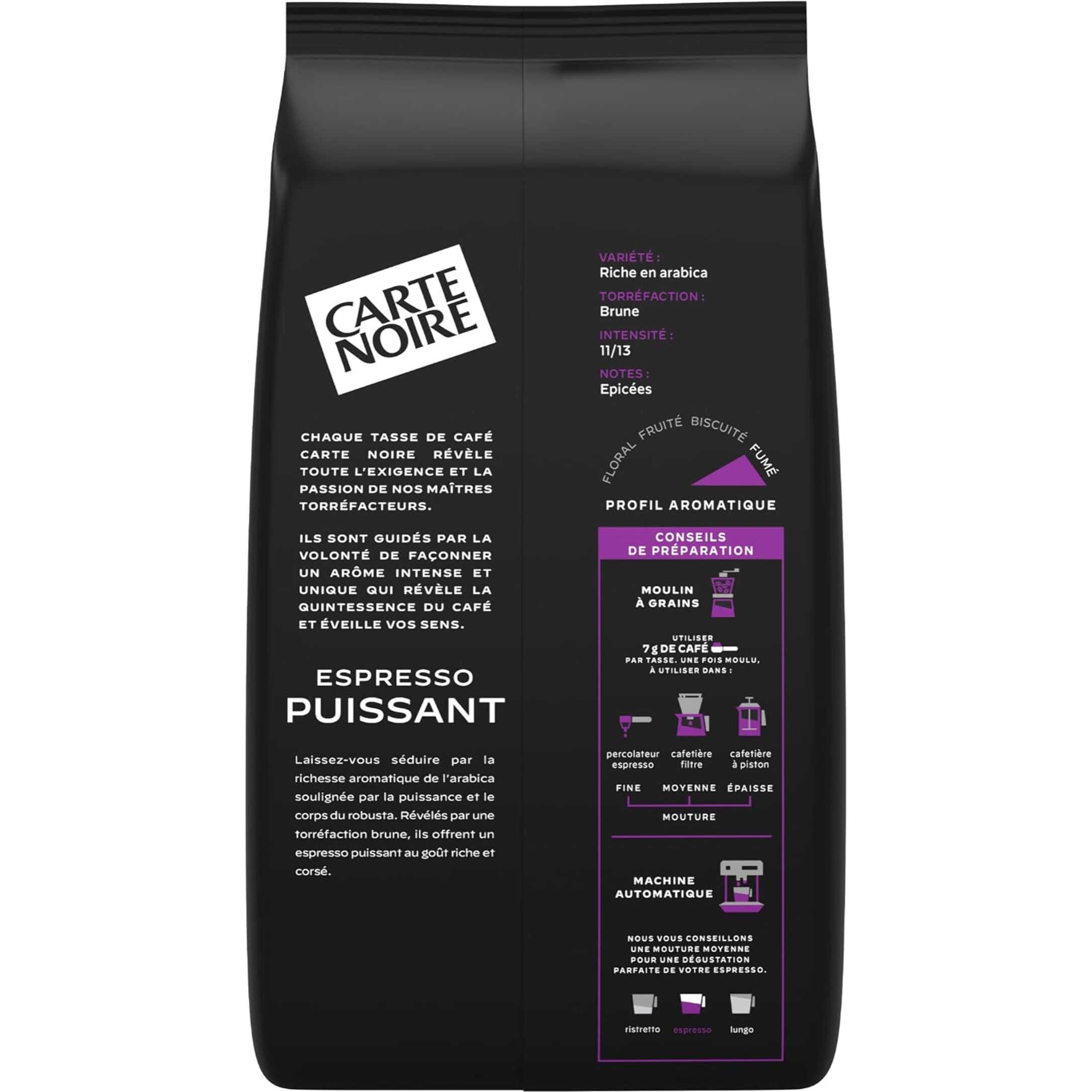 Café Grains Puissant 1 KG