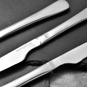 Set 6 cuchillos chuleteros color plata Bergner coleccion Munich