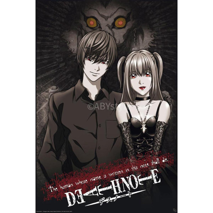 Death Note Poster Maxi Light e Misa 91.5 x 61 cm Gbeye