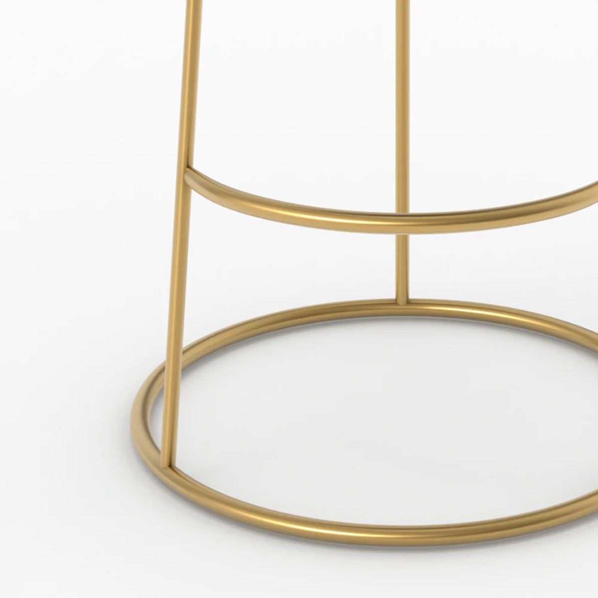 Lot de 2 tabourets de bar 73 cm en velours noir - Kendal