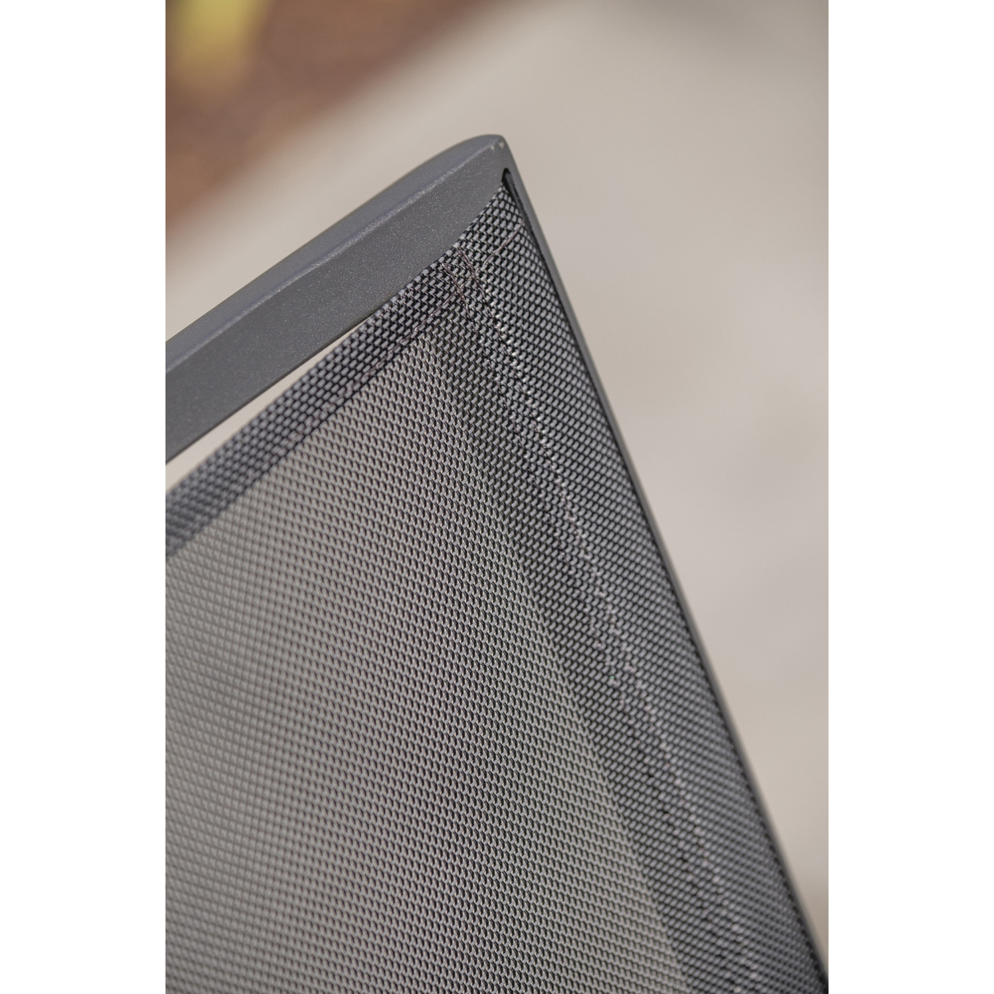 DANIA - Ensemble repas de jardin 4 places en aluminium