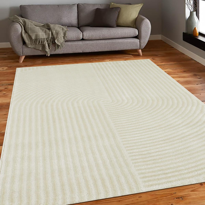 Tapis salon et chambre tissé motif géométrique SIFU