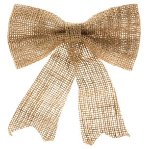 Nœud déco 20x24cm jute