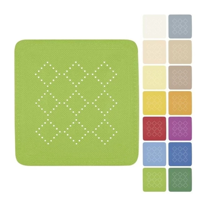 Tapis Fond de douche PVC ALASKA 55x55cm Kiwi Spirella