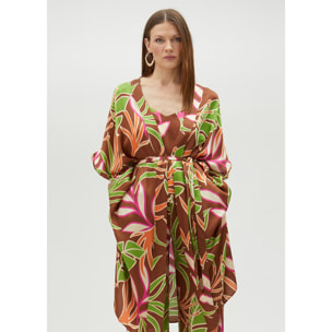 Giacca camicia con cintura