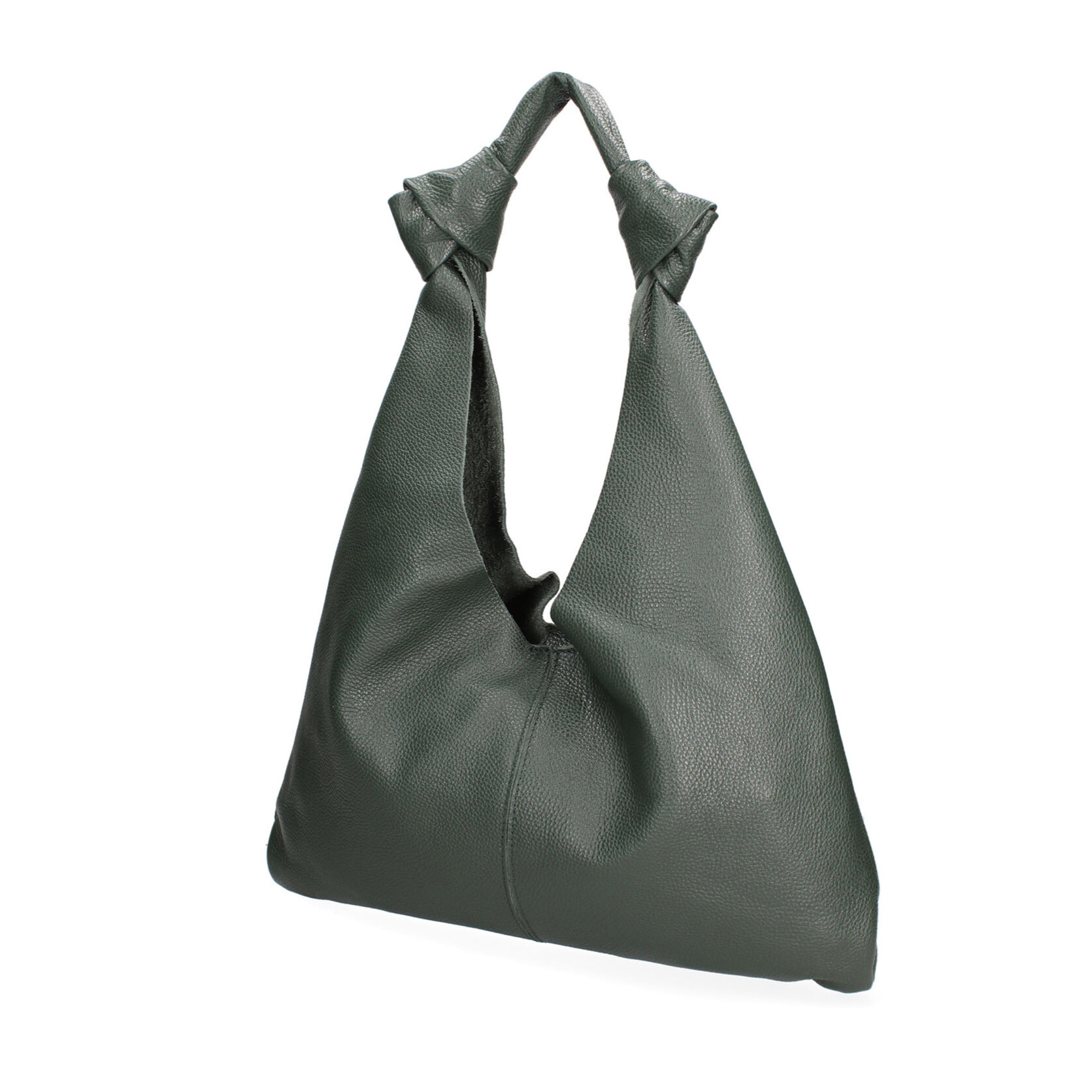 Borsa a spalla da donna In Vera pelle Made in Italy 40x42x2 cm