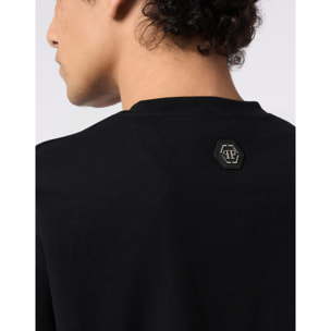 PHILIPP PLEIN Camiseta de cuello redondo y manga corta SKULL