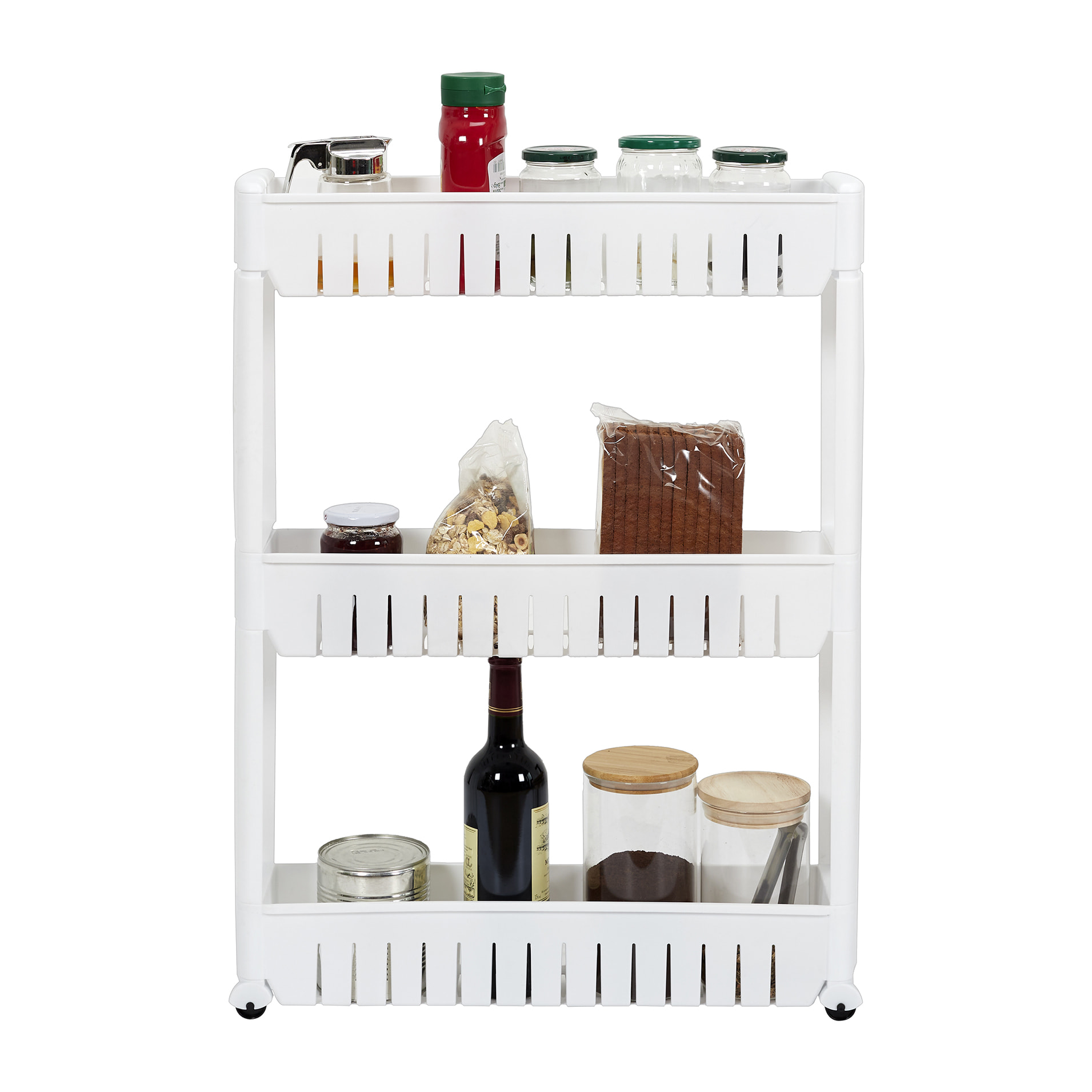 Etagere A Roulettes 3 Niveaux