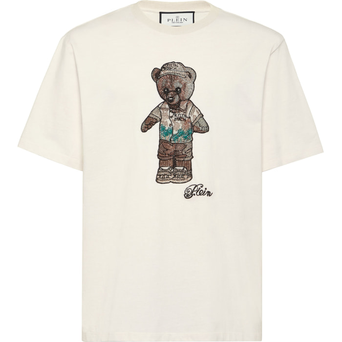 PHILIPP PLEIN Camiseta de cuello redondo y manga corta TEDDY