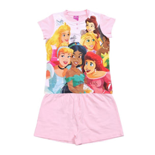 Pigiama corto Principesse Disney Rosa Lei Disney Rosa