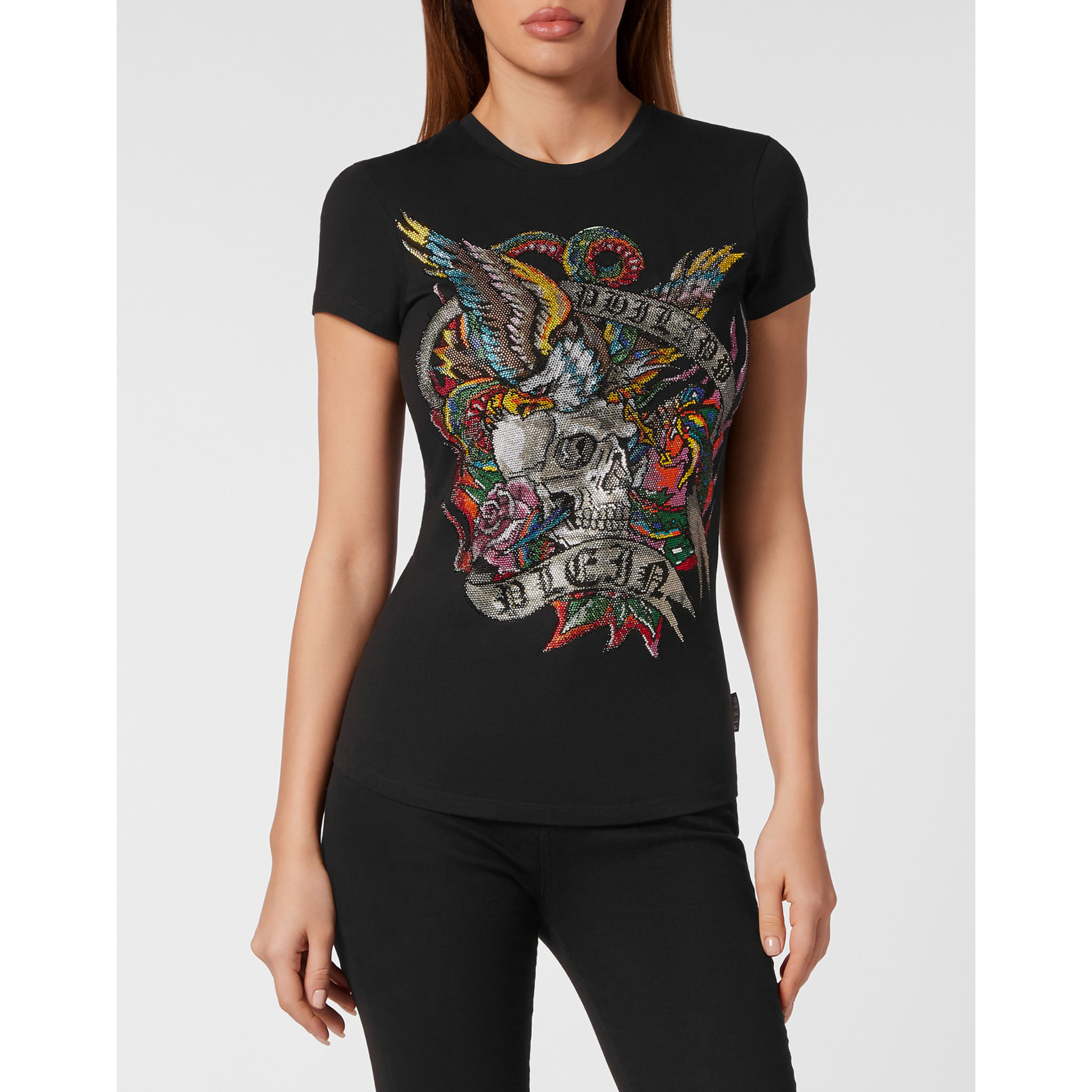 PHILIPP PLEIN Camiseta Cuello Redondo TATTOO