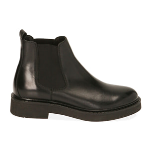 Chelsea boots neri in pelle