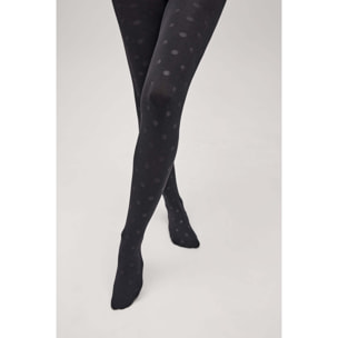 Collant termico con stampa a pois 140 denari