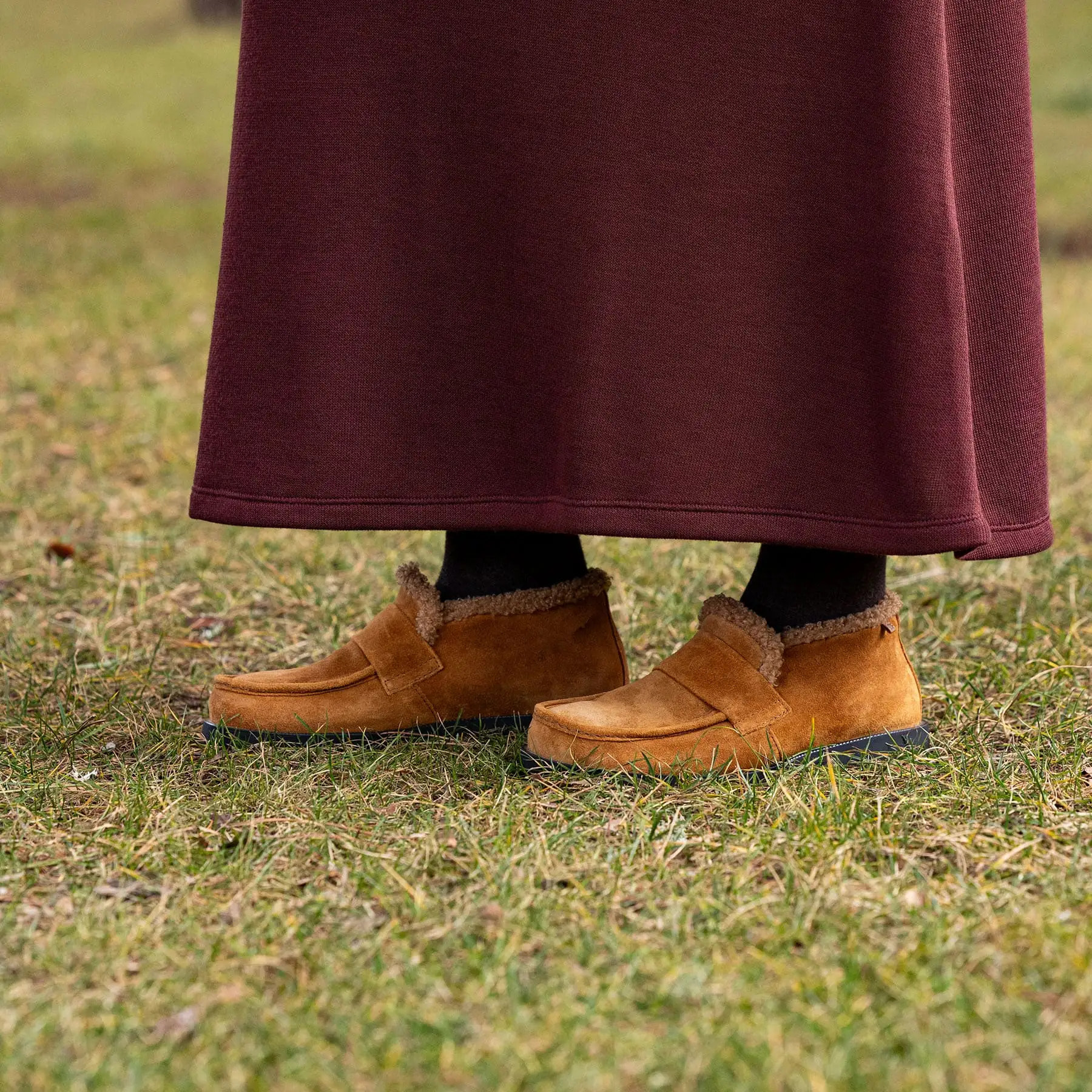 Botines N5878 SILK SUEDE TOFFEE / ARENISCA color Toffee