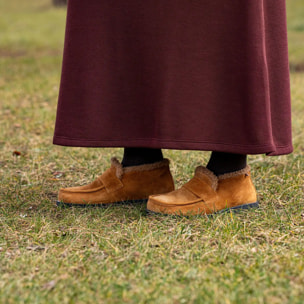 Botines N5878 SILK SUEDE TOFFEE / ARENISCA color Toffee