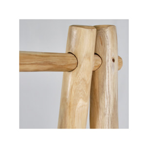 Portant d'entrée 160 cm de haut en bois massif de teck - CARDIFF