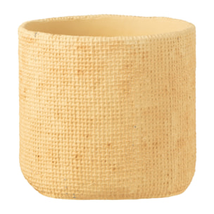 J-Line cache-pot Sunny - cement - beige - medium - Ø 20 cm