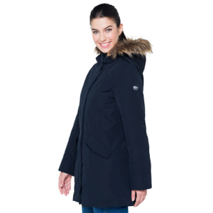 Parka MATHILDE imbottito impermeabile blu