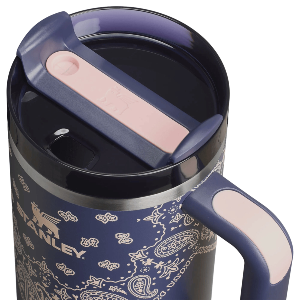 Botella de agua Isotermica - 1,18L - QUENCHER® H2.O FLOWSTATE™ TUMBLER - Blue Corn Paisley