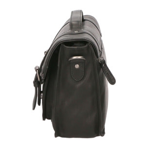 Borsa da lavoro uomo in vera pelle - Modello False - RFID - 23.0 x 31.0 x 14.0 cm