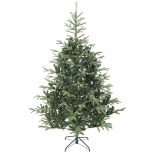 Árbol de Navidad Artificial 210 cm, Árbol de Navidad con 1123 Ramas Densas y Soporte Metálico Plegable, Fácil Montaje, para Salón, Interior, Verde
