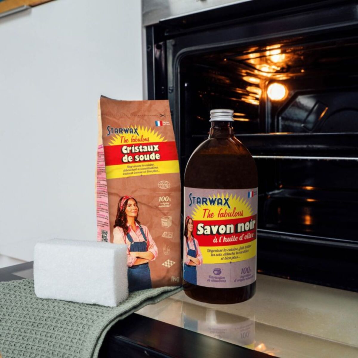 Nettoyant STARWAX SAVON NOIR À L'HUILE D'OLIVE 1L