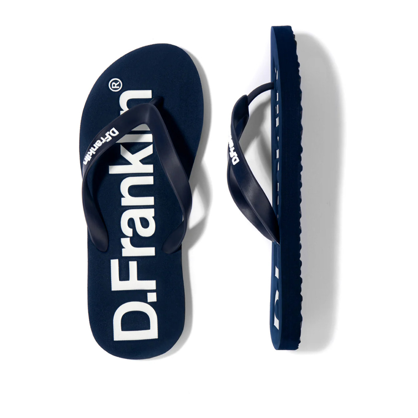 Sandalias Flip Flop en Azul Marino D.Franklin