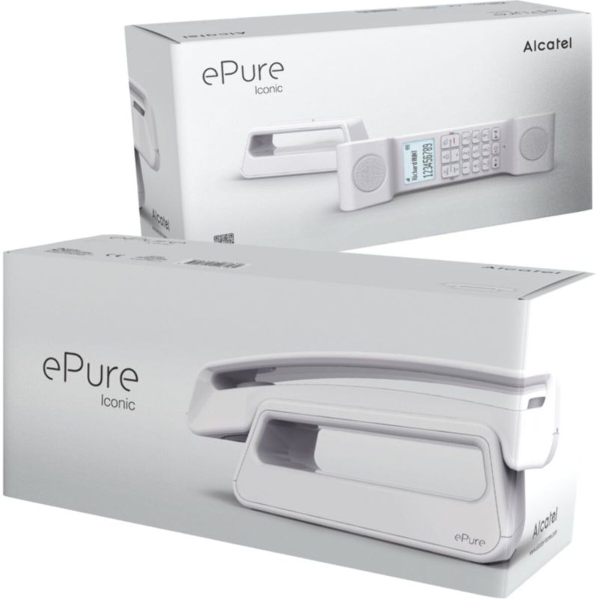 Téléphone sans fil ALCATEL ePure Iconic Blanc