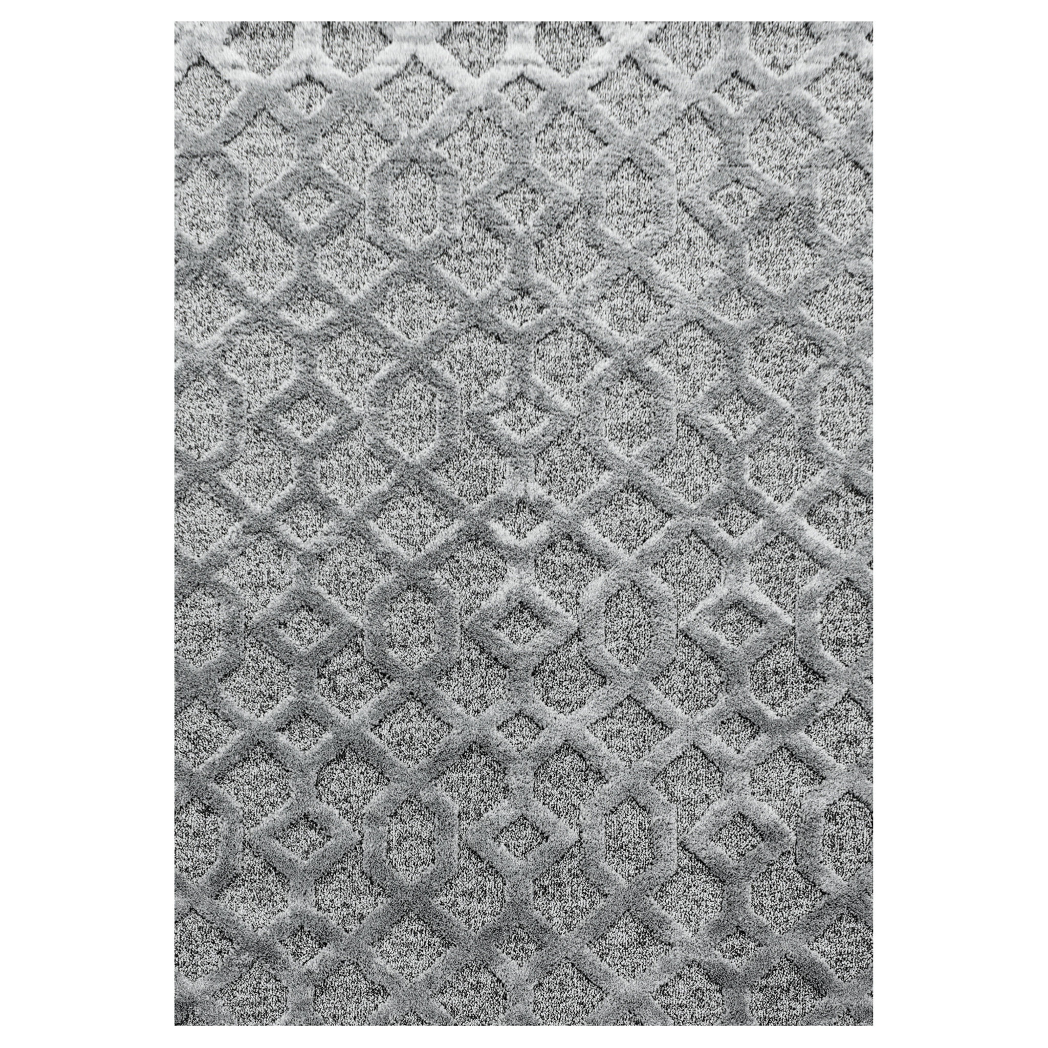 PISA - Tapis de salon à motif aztèque gris - PIS4702GRI