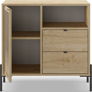 Buffet 1 porte et 2 tiroirs - CORTO