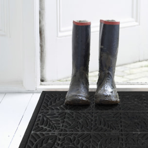 Tapis d'entrée - JE CHERCHE UNE IDEE - Anti-dérapant - Noir