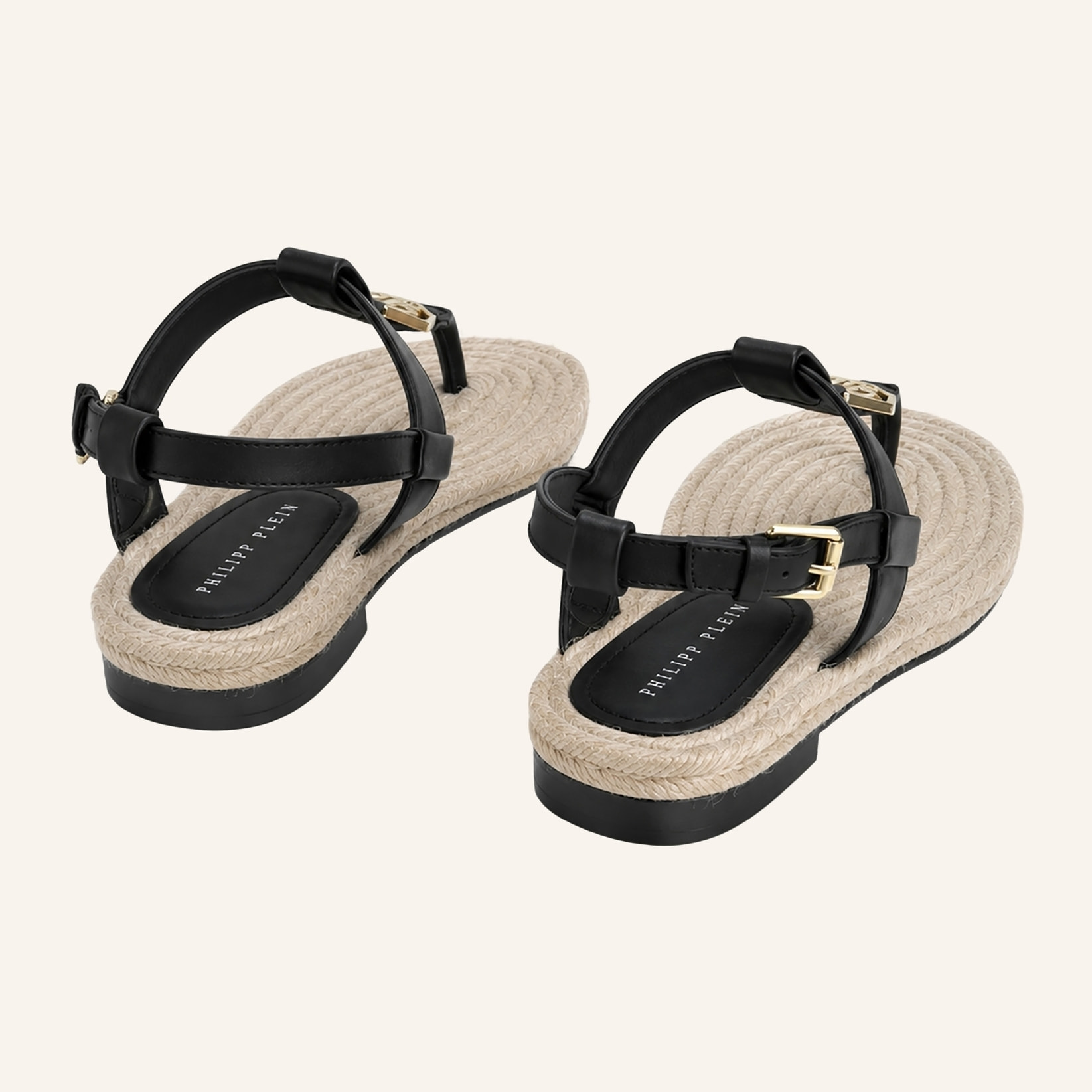 PHILIPP PLEIN Sandali piatti HEXAGON