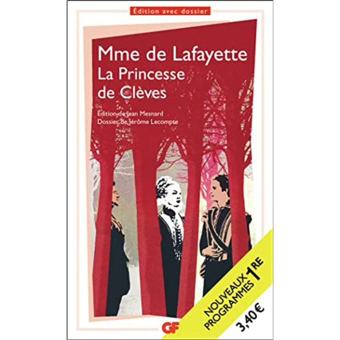 Lafayette, Madame de | La Princesse de Clèves - PROGRAMME NOUVEAU BAC 2022 1ère – Parcours « Individu, morale et société » | Livre d'occasion