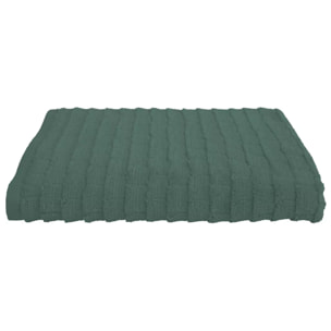 Serviette eponge pur coton 575 g/m² uni vert Cascade vert