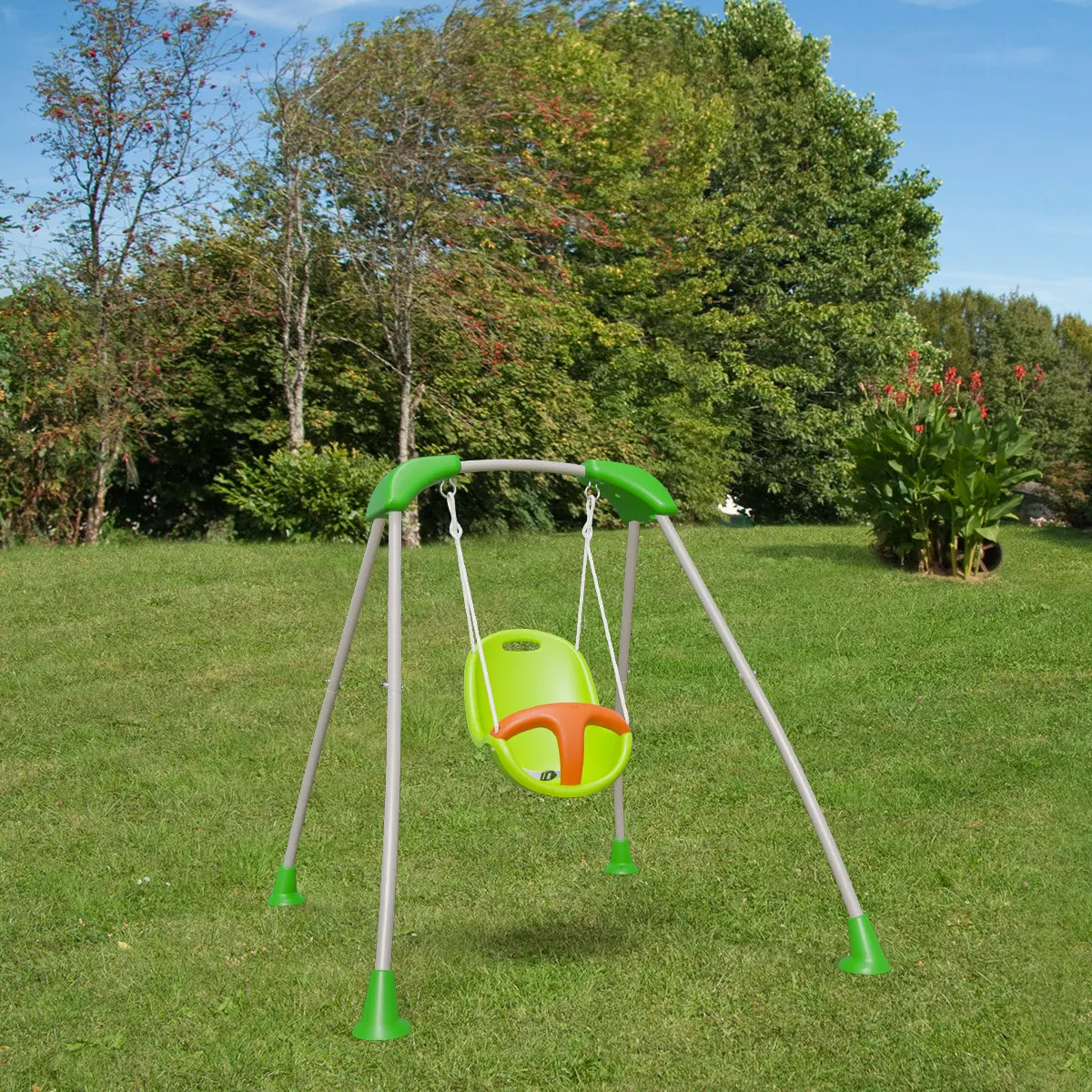 Balançoire bébé métal 1,2 m TATOU- 1 enfant