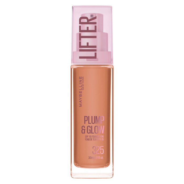 Fondotinta Idratante Rimpolpante 325 Lifter Plump & Glow SPF 15 con Niacinamide 30ml