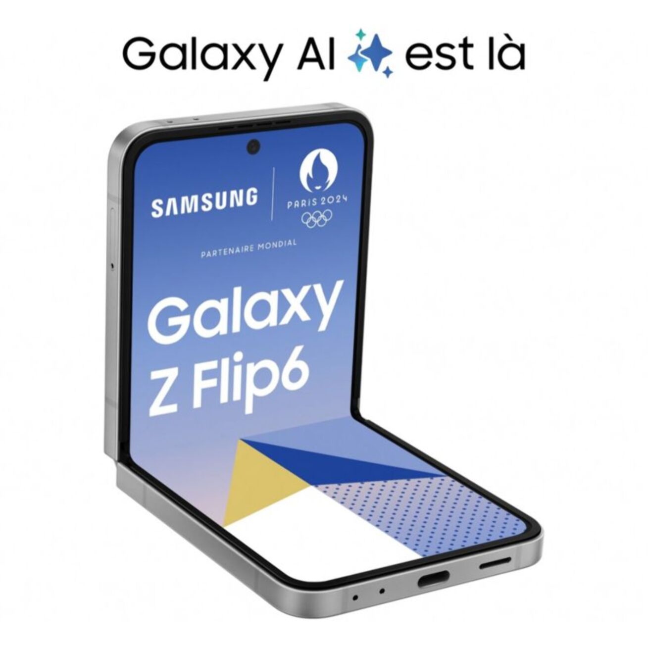 Smartphone SAMSUNG Galaxy Z Flip6 Gris 256Go