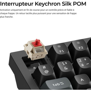 Clavier gamer sans fil KEYCHRON V6 Ultra 8K Swappable RGB Backlight