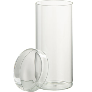 J-Line pot de conversation Lisa - verre - transparent - large