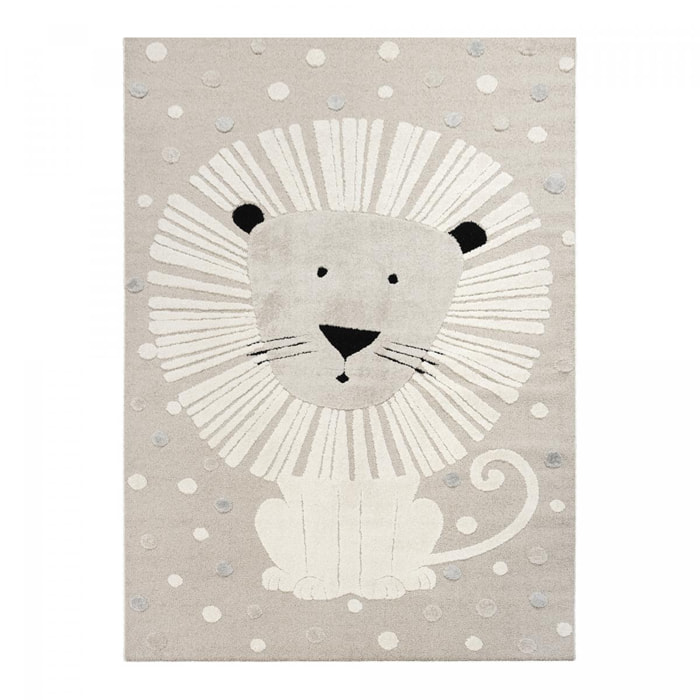 Tapis enfant Lion beige Cure